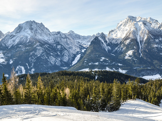 Ausblick vom Hirscheck zu Watzmann, Wimbachtal und Hochkalter