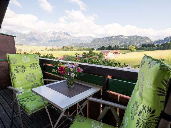 Blick vom Südbalkon