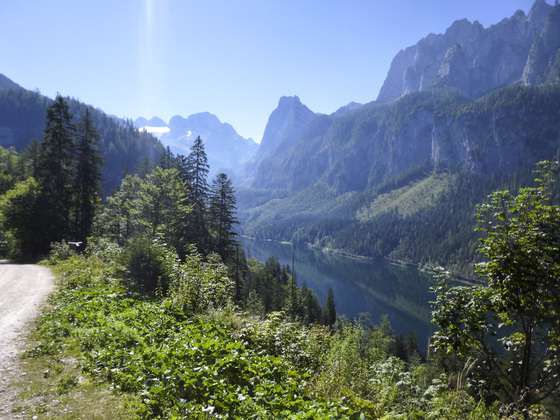 Gosausee und Gosaugletscher am Dachstein. Z13