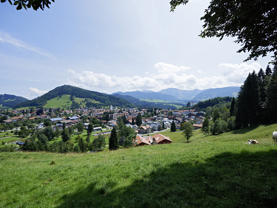 Panoramablick auf Oberstaufen