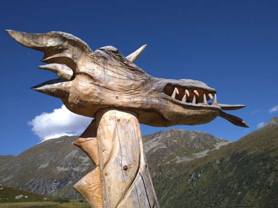 De draak van de Bockhartseehütte