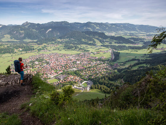 Aussichtskanzel auf dem Weg zum Schattenberg-Gipfel