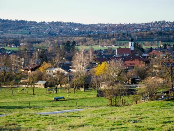 Blick auf Ohlstadt