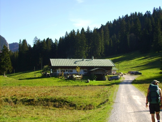 Auf dem Weg zur Schwarzentenn-Alm