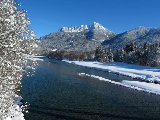 Der Lech im Winter