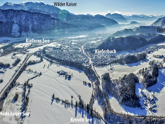 Kiefersfelden, Kaisergebirge, Inntal, Pendling, Kieferer See, KreuthSee, Hödenauer See, Inn