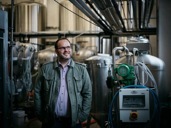 Reini Barta in der Produktion