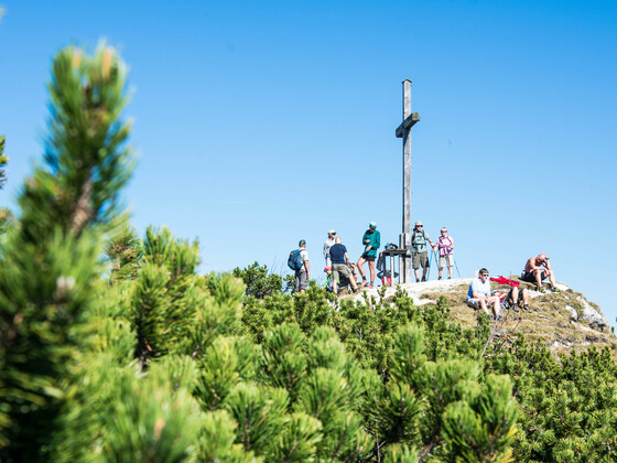 Der Karkopf: Mit 1738 Metern höchster Gipfel des Lattengebirges