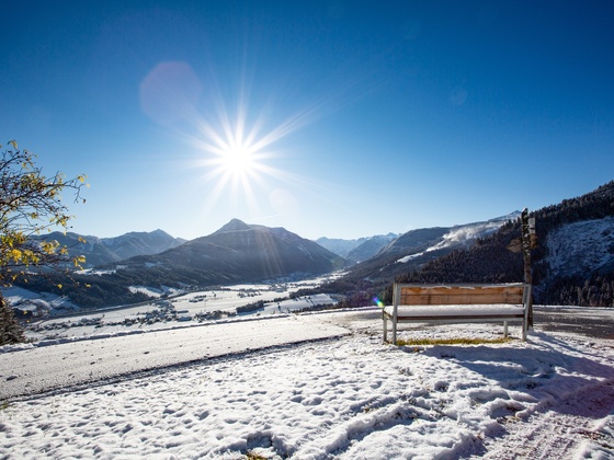 Aigenberg traumhafter Ausblick ins Flachautal
