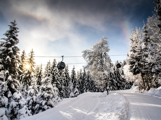 herrlicher Winterwanderweg