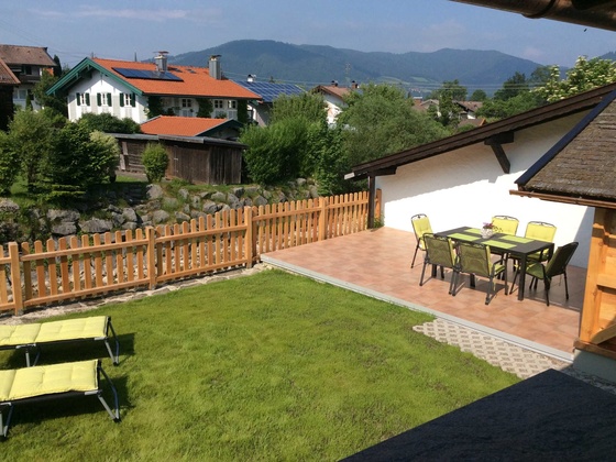 Blick auf die Terrasse