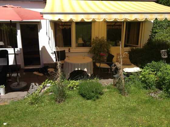 Terrasse der Fewo Nr. 1, Anlage Dr. Gaertner