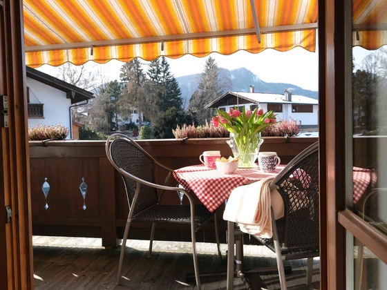 Fewo 10 im Apartmenthaus an der Rottach, Balkon