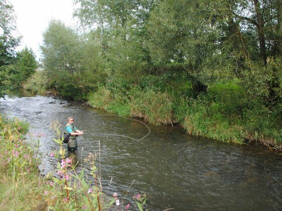 Fischen in der Ranna