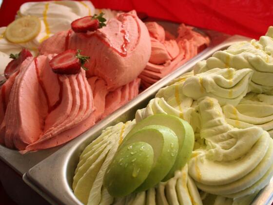 Köstliches Eis der Cafe -Konditorei Weltzer