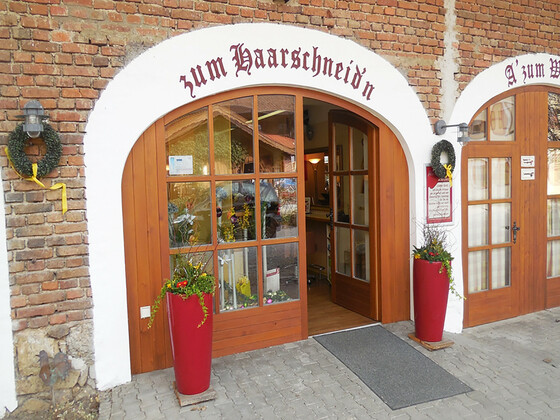 Eingang-Friseur