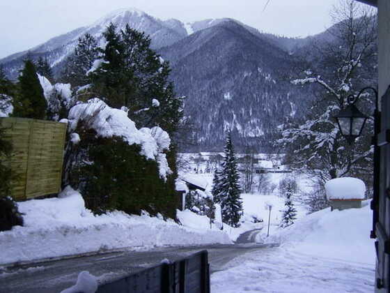 Der Ausblick vom Eingang der FeWo