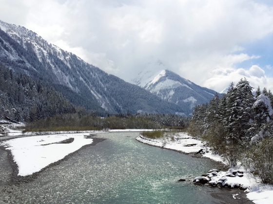 Lechauen im Winter