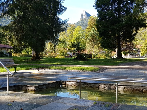 Kneipptretbecken Bergsteigerdorf Kreuth