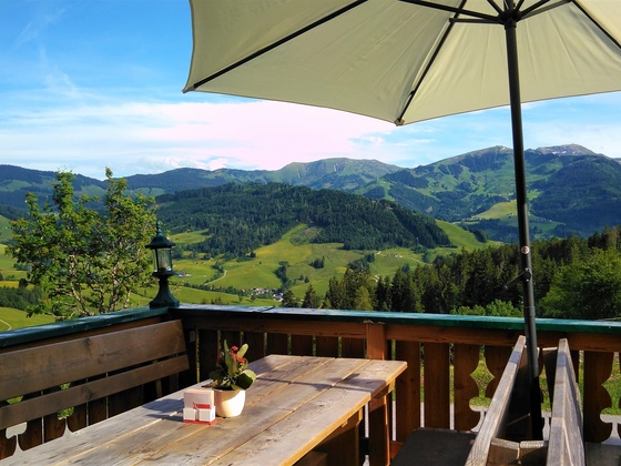 Panoramaterrasse Gasthof Kronreith