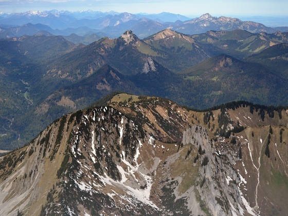 Der Anstieg zum Plankensteinsattel und weiter zum Risserkogel