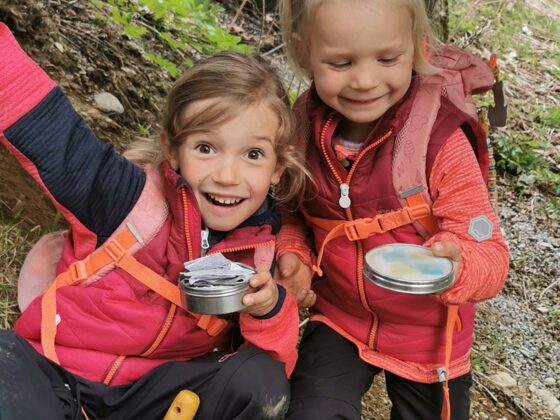 Geocaching mit Kindern in Saalbach-Hinterglemm