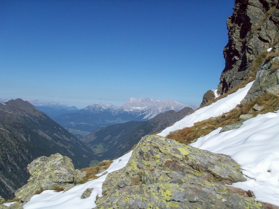 Sicht von Klafferscharte zum Dachstein. Z16