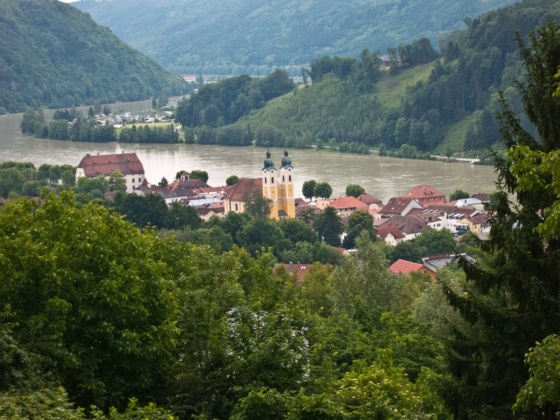 Blick auf Obernzell