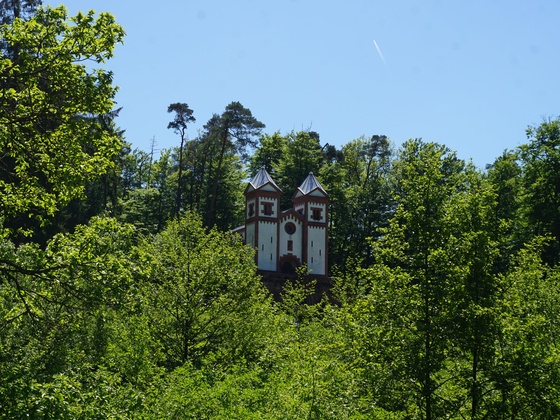 Blick auf Gruftkapell Basilika Maria Schnee