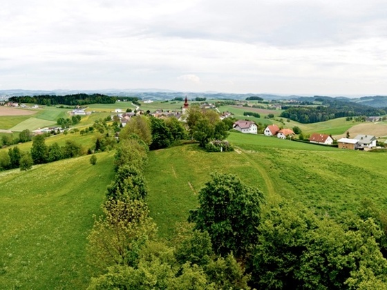 Panorama Kirchberg - Blick vom Aussichtsturm Burgstall
