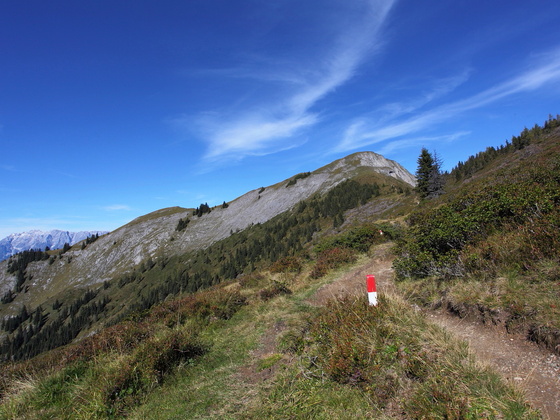 Wanderweg zur Kitzstein-Gabel