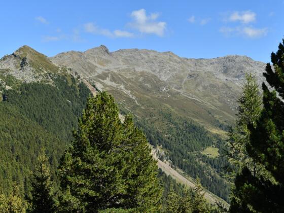 Die einsame Seite des Glungezers über dem Viggartal