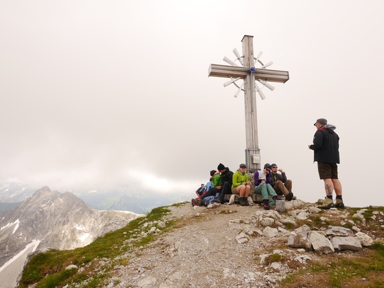 Geißhorn (2247 m) - am Gipfel