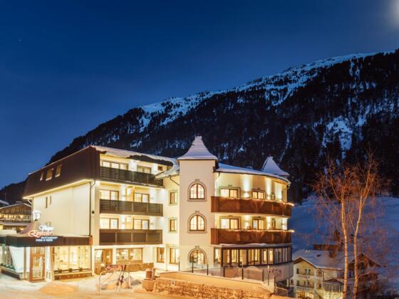 Hotel Venter Bergwelt Winter - Nacht