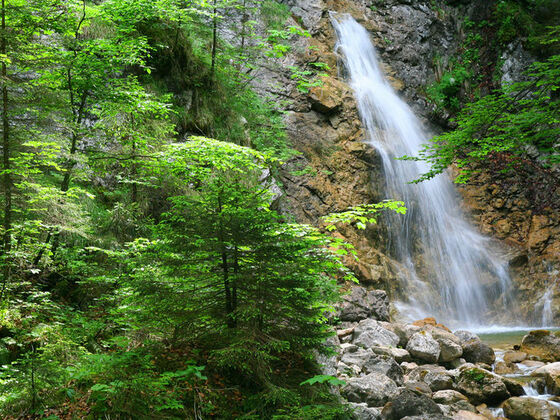 Wasserfall in der Schleifmühlklamm