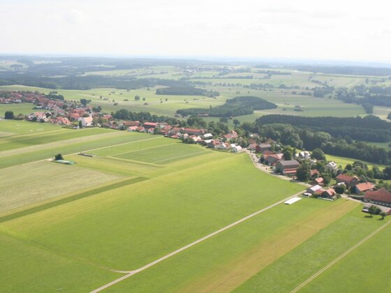 Oberegg aus der Vogelperspektive