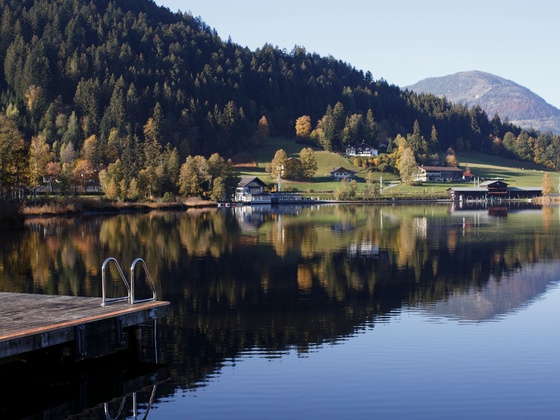 Kitzbühel, Schwarzsee Ufer