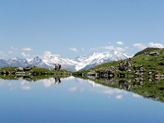 Oberer Wildalmsee auf dem Weg zum Schafsiedel