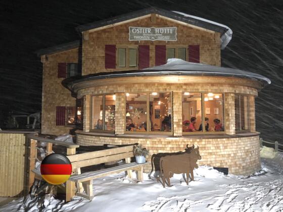 Ostlerhütte 27.12.2017 Flagge