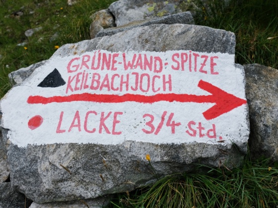 Wegzeichen (2280m) - 02.08.2021