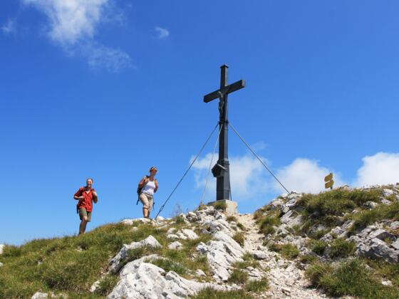 Bis zum Gipfel des Gamsknogel in Inzell