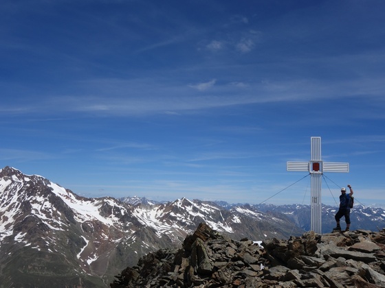 Gipfelkreuz Talleitspitze (3.406 m)