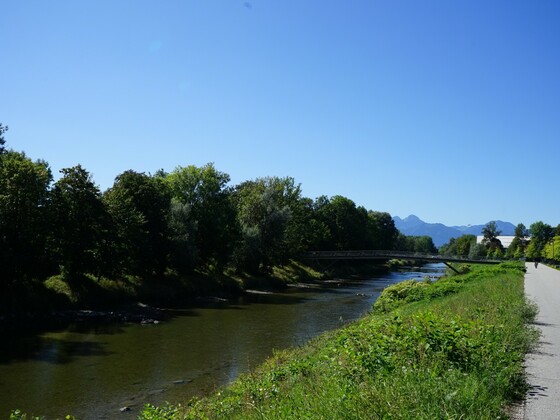 Alpenkulisse im Mangfallpark