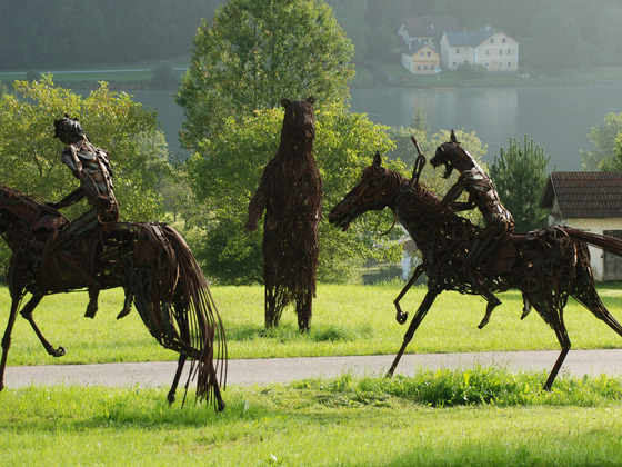 Skulpturen im Park