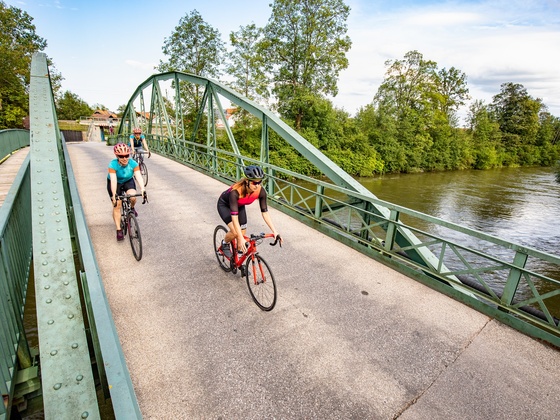 Radeln an der Loisach