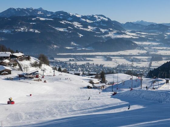 Skifahren am Hocheck