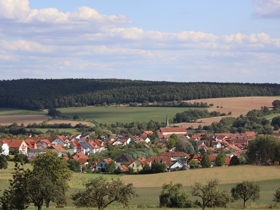 Blick auf Thulba