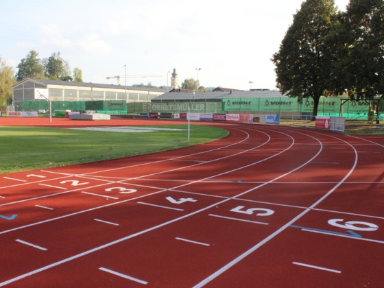 Stadion-Laufbahn