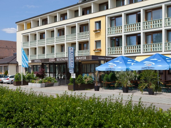 Unser Hotel von Außen