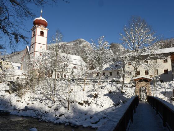 Basilika Mariathal im Winter
